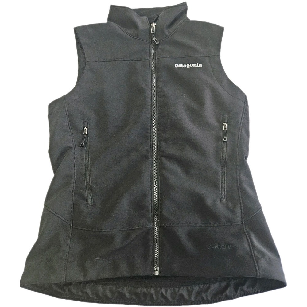 Patagonia Polartec Soft Shell Women's‎ Vest  Full Zip Outdoors Jacket Size Small